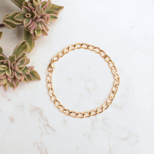 Gold Filled Cuban Link Bracelet