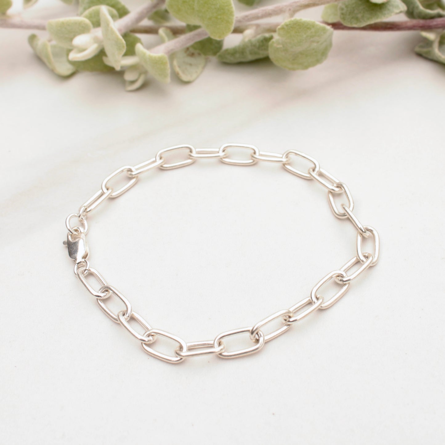 Round Heavy Cable Bracelet